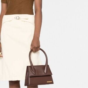 Jacquemus Brown Mini Bag Sleek Design